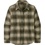 Patagonia Fjord Flannel Shirt Womens Cascade: Pine Needle Green