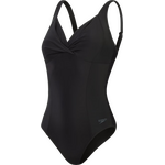 Speedo Shaping Cross Knot 1 Piece Womens Black