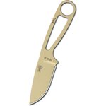 ESEE Knives Izula Desert Tan Blade / Black Sheath with Clip Plate