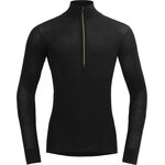 Devold Wool Mesh 190 Zip Neck Mens Caviar