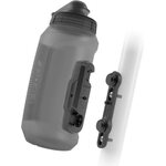 Fidlock Twist Bottle 750 Compact + Bike Base Transparent Black