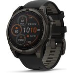 Garmin Fenix 8 Sapphire Solar 47mm Carbon Gray DLC Ti/Blk