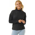 Rip Curl Cosy Fleece Crew
 Womens Black Marl