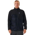 Rip Curl Anti Series Search Zip Crew Mens Black / Berry