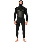 Rip Curl Flashbomb 5/4 Hooded Chest Zip Mens Black