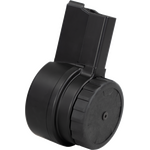 Warrior Systems AR-15 5.56x45mm 50 Round Drum Magazine Armor Black Cerakote