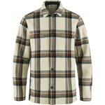 Fjällräven Singi Flannel Overshirt Mens Chalk White / Dark Navy (113-555)
