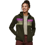 Cotopaxi Teca Fleece Hooded Full-Zip Jacket Womens Woodland Fairy