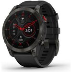 Garmin EPIX (Gen 2) Sapphire (Esittelykappale) Black,Sapphire,Carbone Gray DLC Ti w/Silicone Band