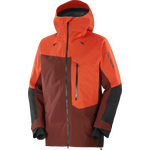Salomon Moon Patrol Gore-Tex Jacket Mens Tomato / Rum Raisin / Deep Black