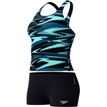 Speedo Hyperboom Tankini Womens Arctic Glass
