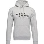 Black Diamond Mini Stacked Pullover Hoody Mens Nickel Heather