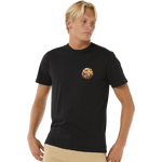 Rip Curl Wettie Passage Icon Tee Mens Black
