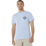 Rip Curl Wettie Passage Icon Tee Mens Blue Wind