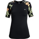 Roxy SS Lycra Printed Womens Anthracite Island Escape