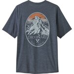 Patagonia Cap Cool Daily Graphic Shirt - Lands Mens Chouinard Crest: Smolder Blue X-Dye