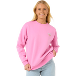 Rip Curl Hibiscus Diamond Heritage Crew Womens Pink