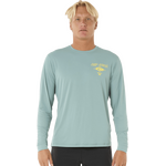 Rip Curl Icons Surflite UPF Long Sleeve Mens Blue Lagoon