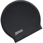 Zoggs Long Hair Latex Cap Black