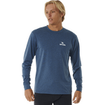 Rip Curl Stack UPF Long Sleeve Mens Navy Marle