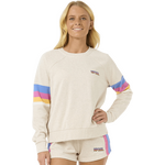 Rip Curl Las Dalias Raglan Crew Womens Outmeal Marle