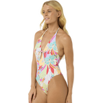 Rip Curl Cala Vadella Cheeky On Piece Womens Multico