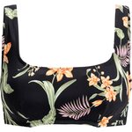 Roxy PT Beach Classic Dcup Bikini Top Womens Anthracite Island Escape