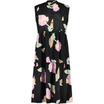 Maloja PilatusM. Organic Cotton Dress Womens Deep Black Fieldflower
