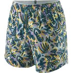 Patagonia Multi Trails Shorts 5 1/2" Womens Wild Botanist: Thermal Blue