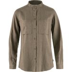 Fjällräven Övik Hemp Long Sleeve Shirt Womens Suede Brown (244)