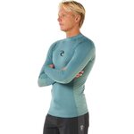 Rip Curl Waves UPF Performance Long Sleeve Mens Blue Stone