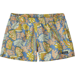 Patagonia Barely Baggies Shorts Womens - 2 1/2" Flourish: Abundant Blue