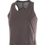 Salomon Sense Aero Short Tank Womens Coffee Bean