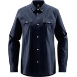Haglöfs Curious Hemp Shirt Womens Tarn Blue