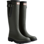 Hunter Downpour Adjustable Boot Unisex Dark Olive / Black