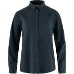 Fjällräven Abisko Trekking Shirt Womens Dark Navy (555)