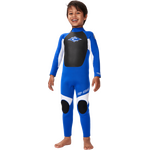 Rip Curl Groms Omega 3/2GB Back Zipper Blue