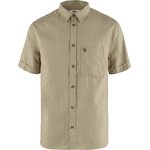 Fjällräven Övik Travel Shirt SS Mens Sand Stone (195)