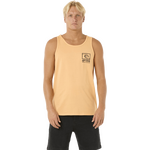 Rip Curl Raw Energy Trad Tank Mens Mandarin Zest
