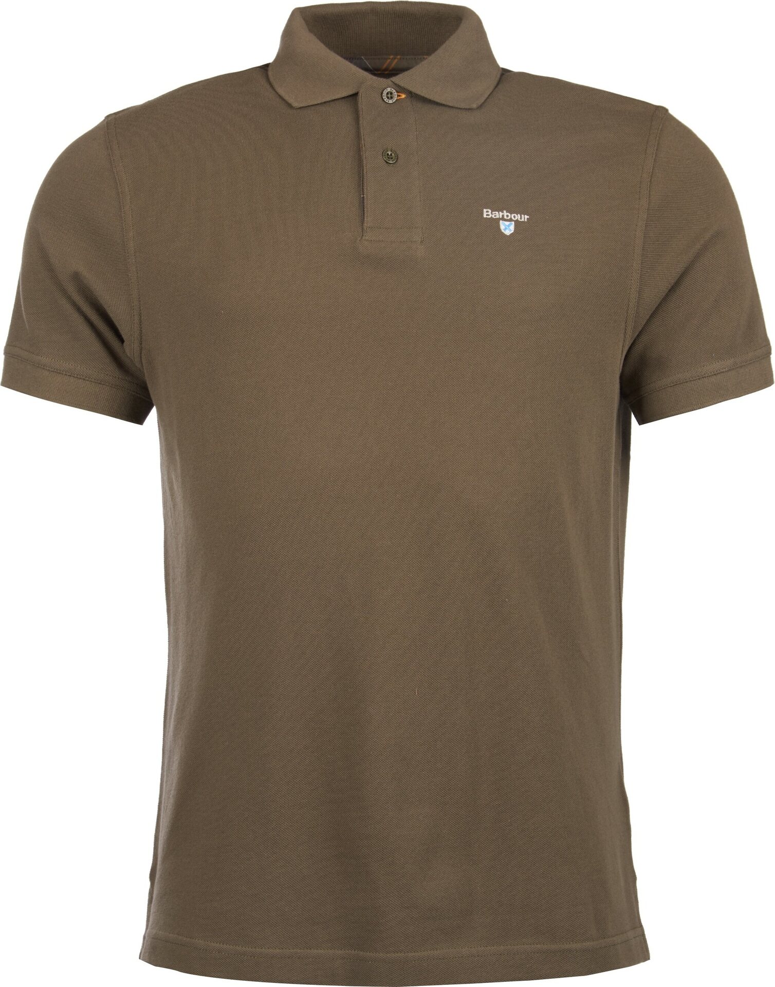 Barbour Tartan Pique Polo Dark Olive