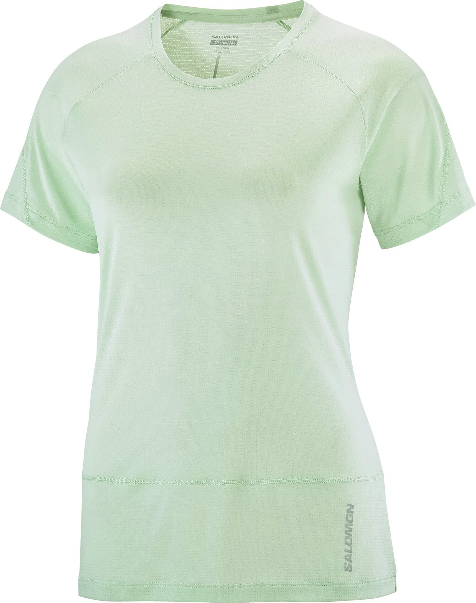 Salomon Cross Run SS Tee Womens Aqua Foam