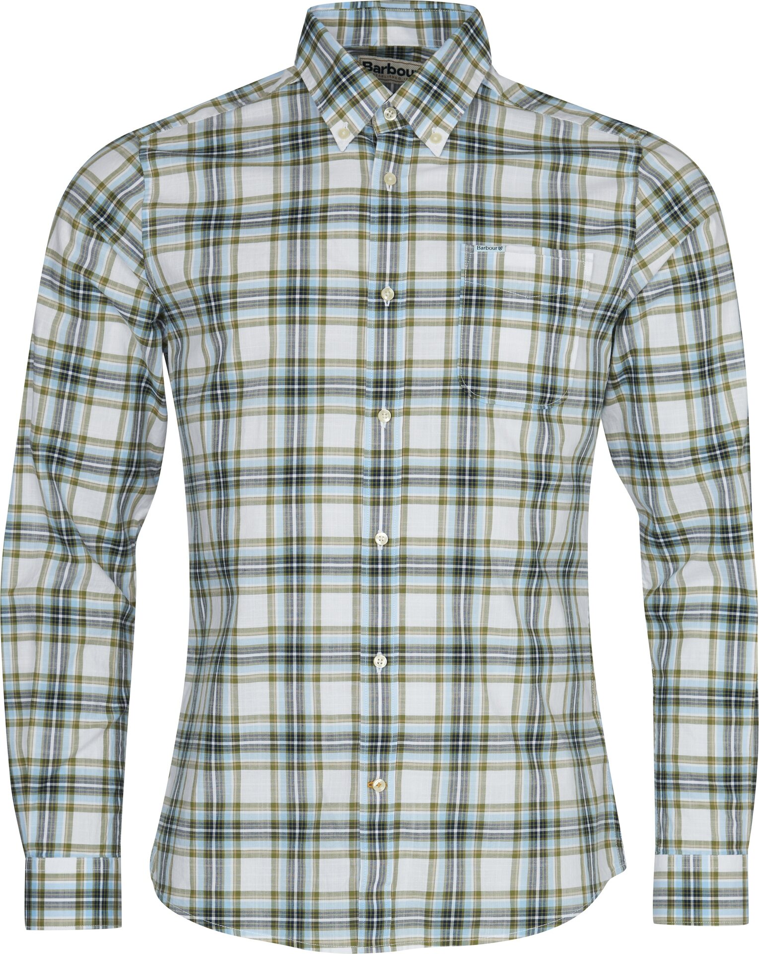 Barbour Hartcliff Tailored Shirt Mens Olive