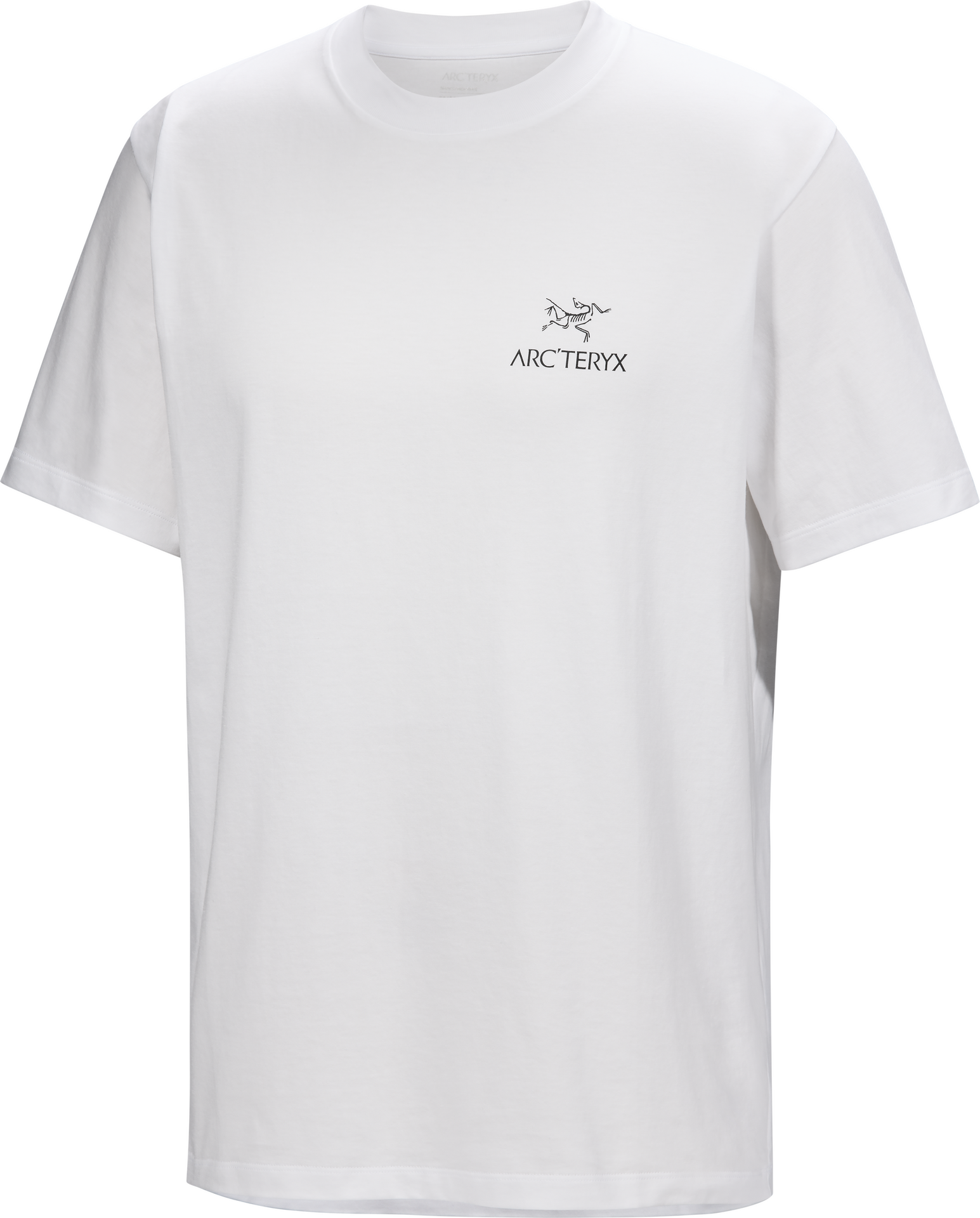 Arc'teryx Kragg SL Cotton Bird Word SS Mens White Light / Black