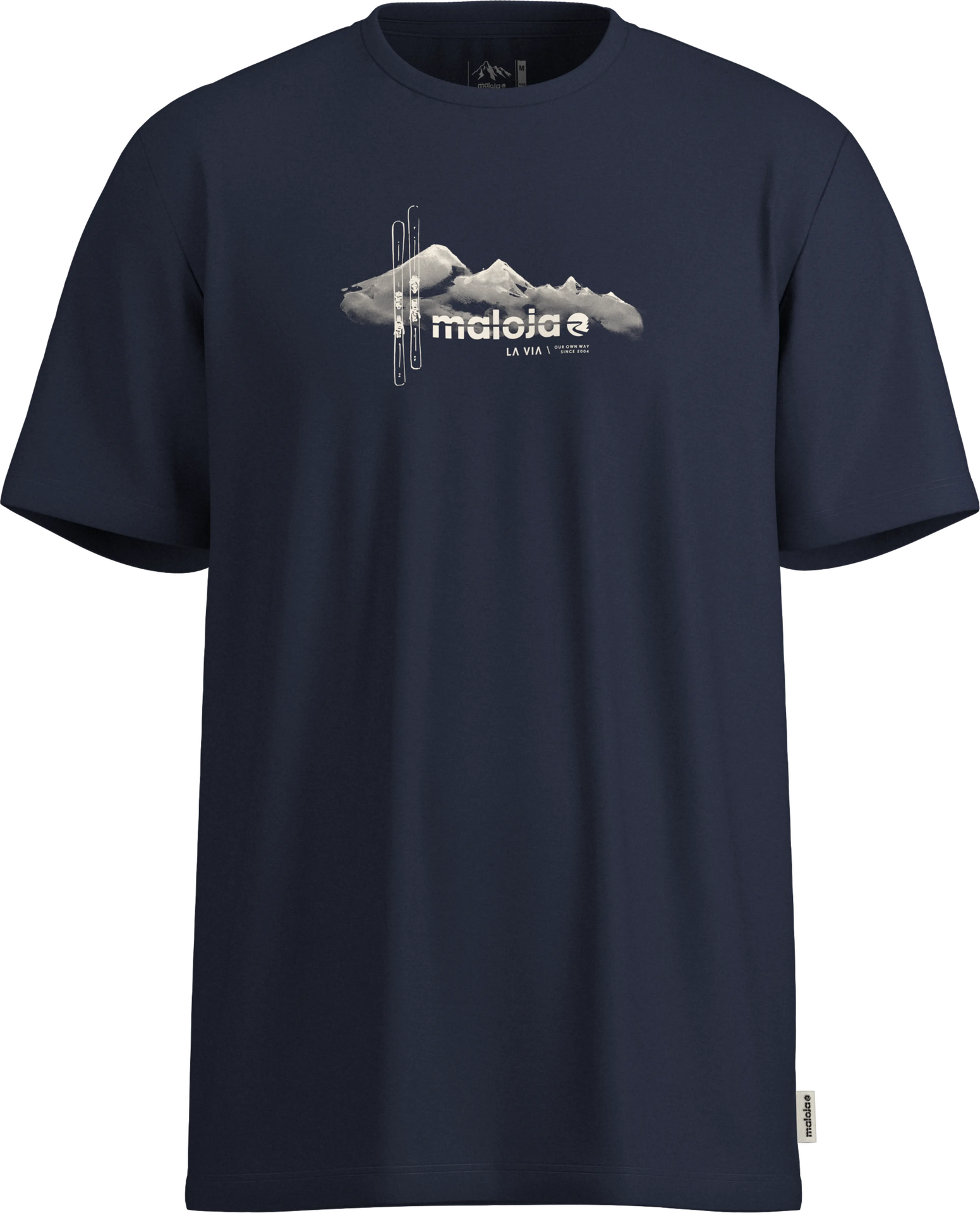 Maloja WeisseggM. Organic Cotton Tee Mens Night Sky