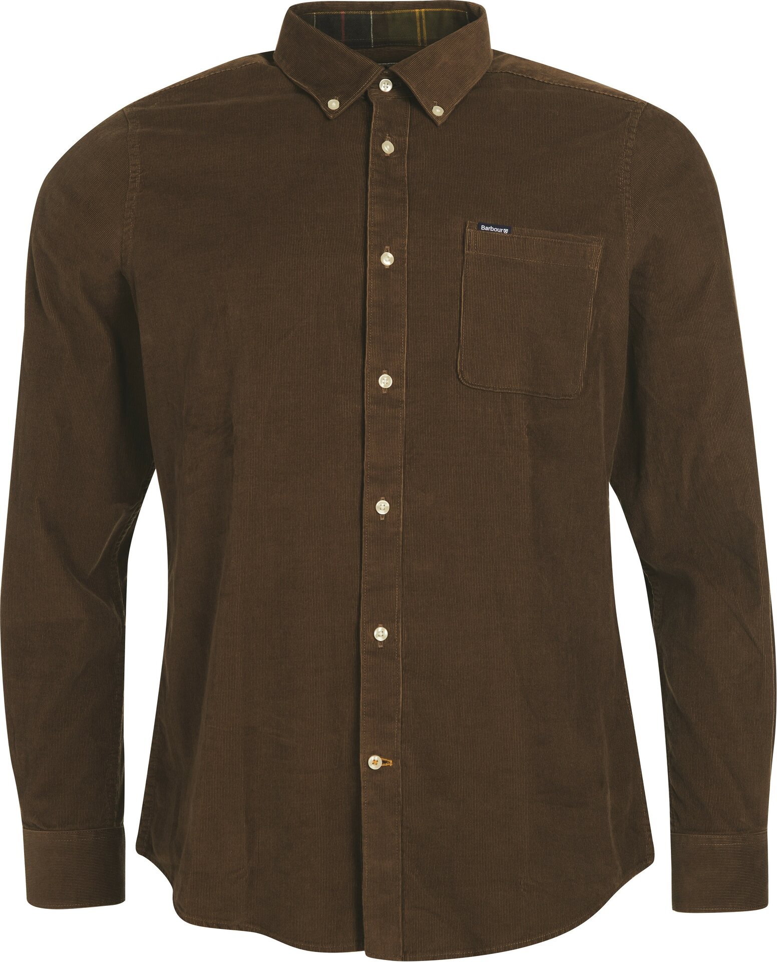 Barbour Ramsey Tailored Shirt Mens Brown