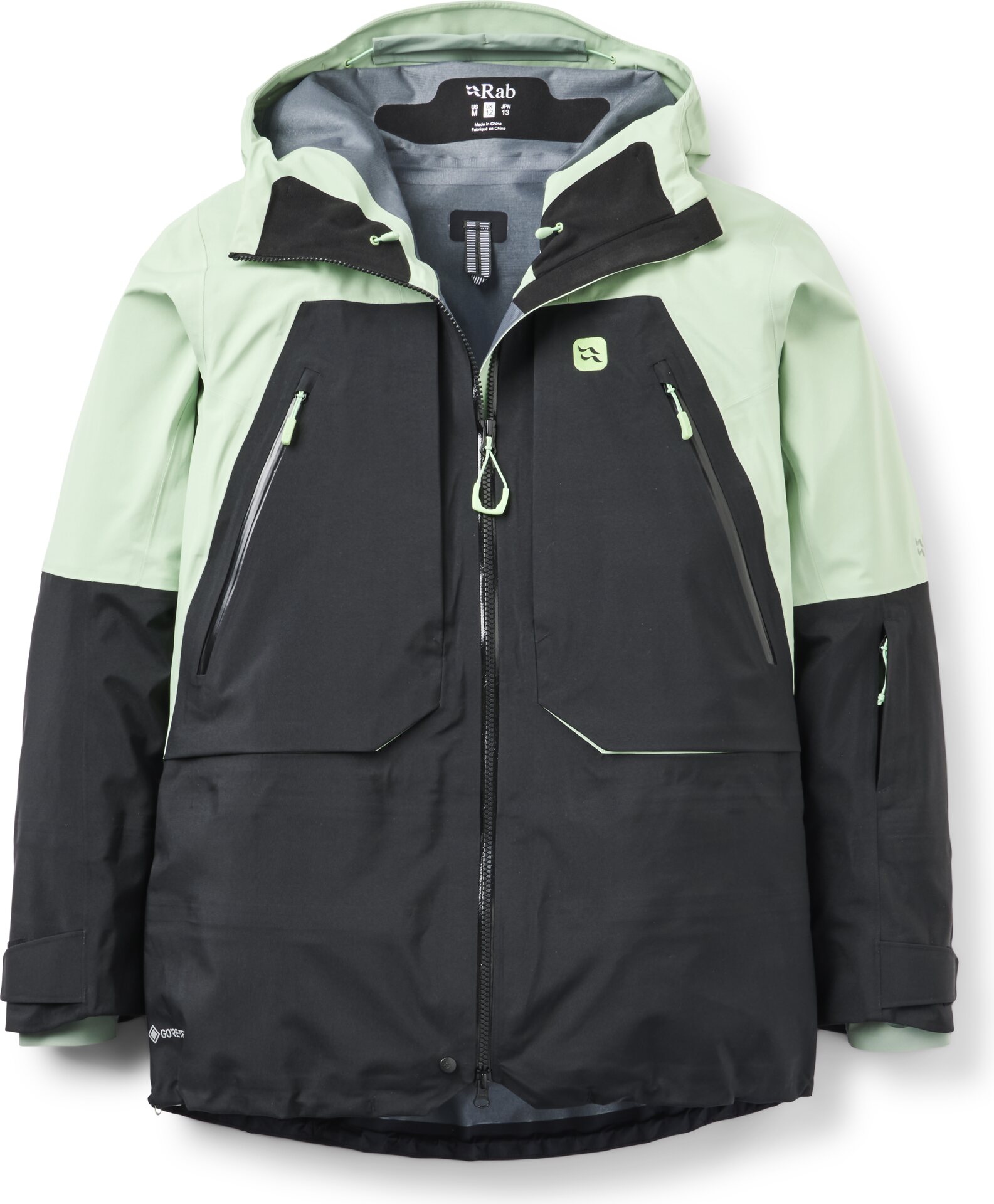 Rab Khroma Converge GTX Ski Jacket Womens Fig Green / Black