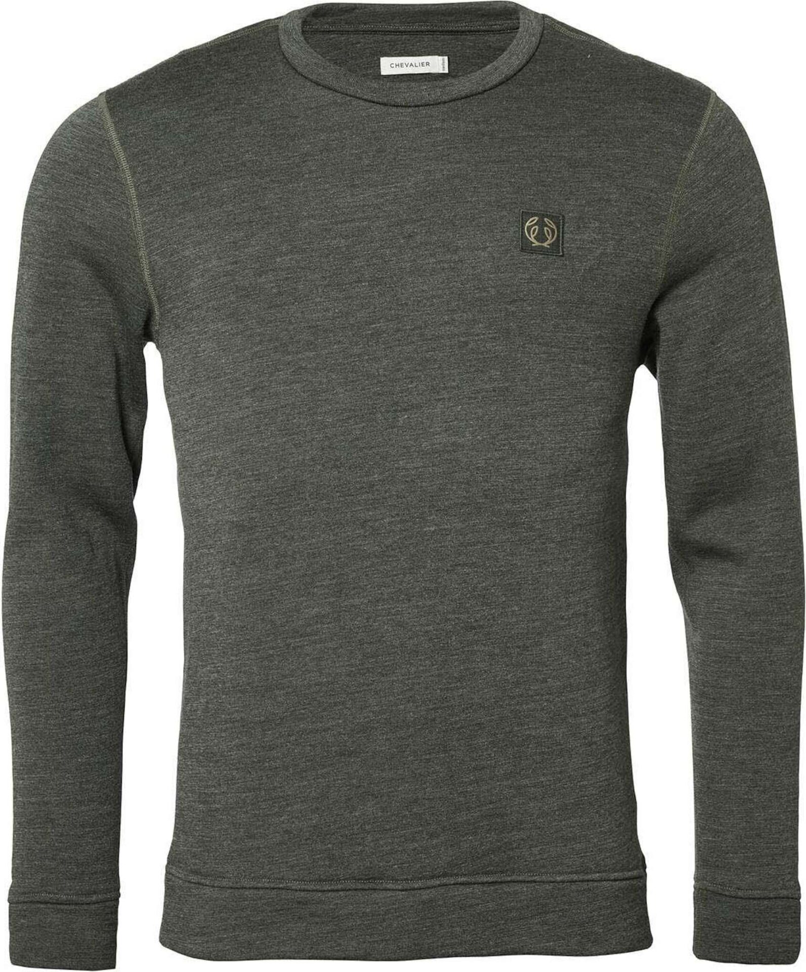 Chevalier Grizzly Wool Sweatshirt Mens Midnight Pine