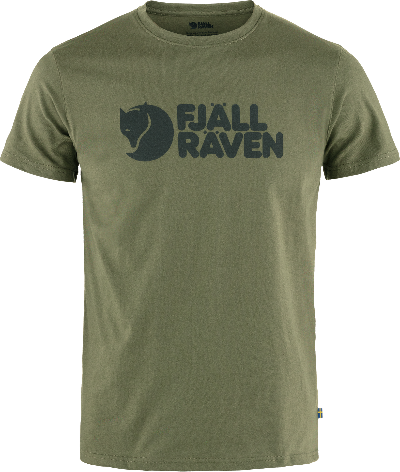 Fjällräven Logo T-shirt Mens Laurel Green (625)