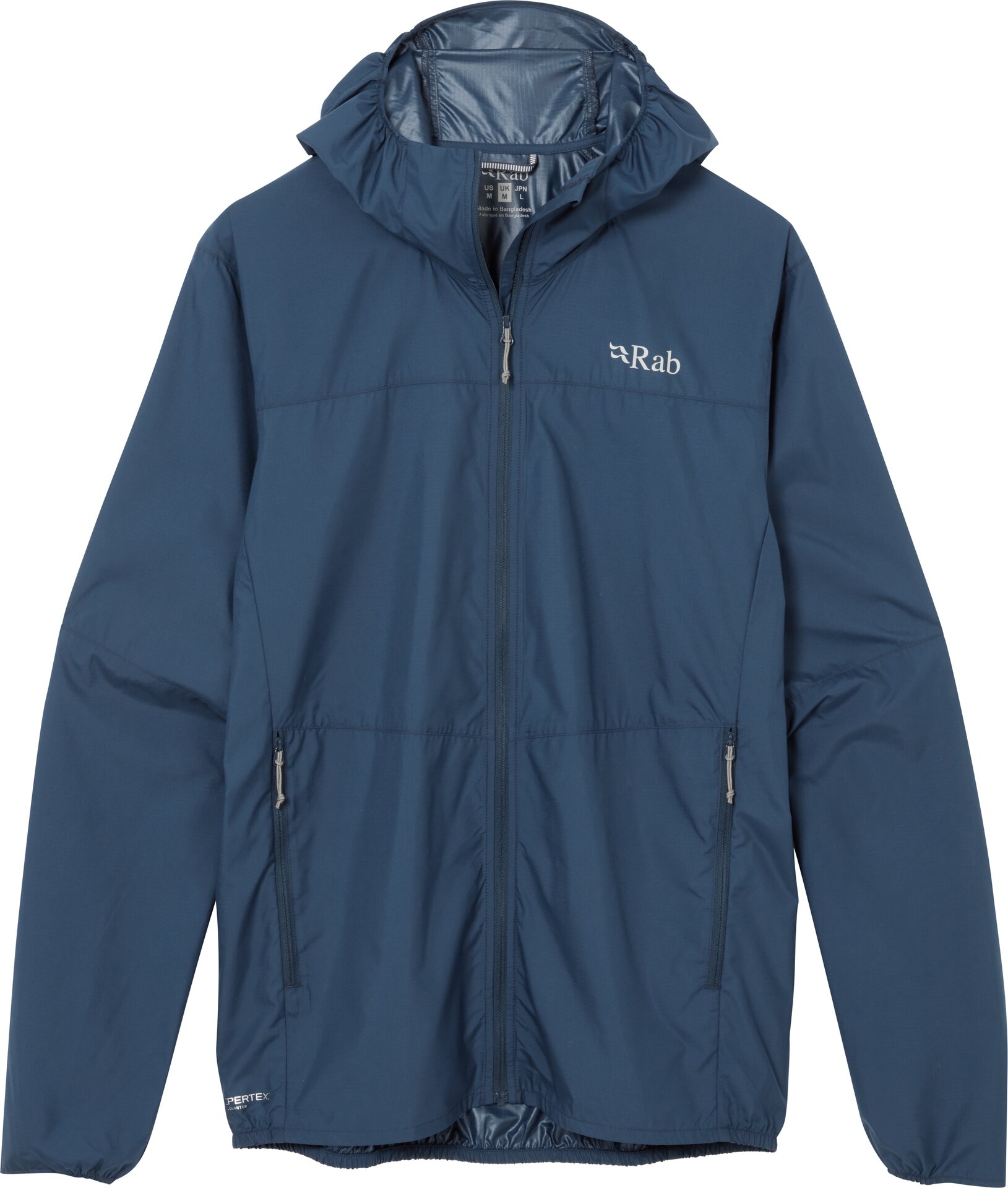 Rab Windgather Hoody Mens Tempest Blue