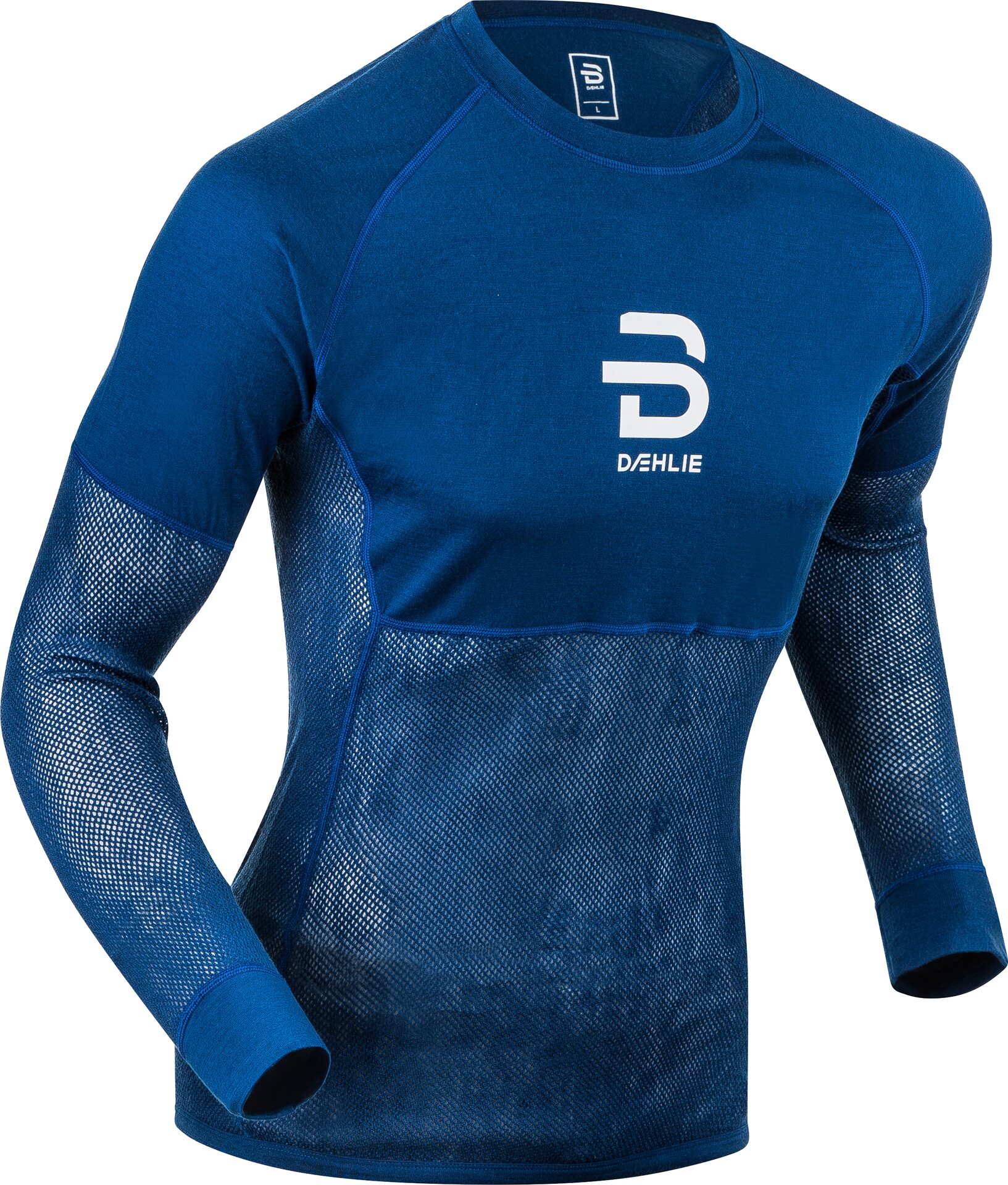 Dahlie Airnet Wool Long Sleeve Estate Blue